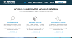 Desktop Screenshot of ekgmarketing.com
